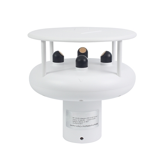 Ultrasonic Wind Speed & Direction Sensor - 0-60m/s - 360°
